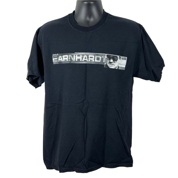 Vintage Dale Earnhardt Winner’s Circle NASCAR T-Shirt size Large Black and White - Picture 3 of 8